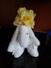 First nights towel creature with our Texas yellow roses