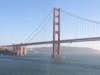 The Golden Gate Bridge.