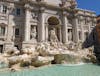 Trevi Fountain in Rome, Italy. 