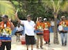 Andre enjoying the band in Labadee