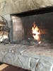 Fireplace in Smokehouse