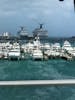 Carnival Elation on left and Carnival Liberty on right