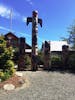 Beautiful handcarved totem poles - they all have a story.