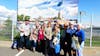 The group in St. Petersburg with our tour guide Elena