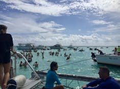 George Town, Grand Cayman - Catamaran and stingray sandbar