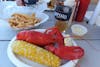 Dining at Gilbert's Chowder House.  Great food and not expensive.  Boiled lobster, french fries and an ear of corn for $24.95.