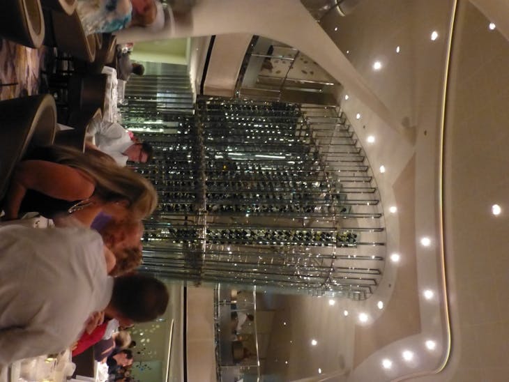 Wine Tower in Opus Restaurant - Celebrity Reflection