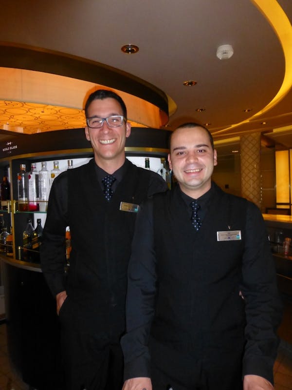 The great guys in the World Class Bar - Celebrity Reflection