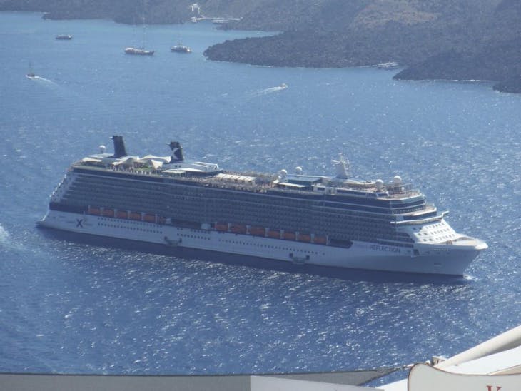 Reflection in Santorini - Celebrity Reflection