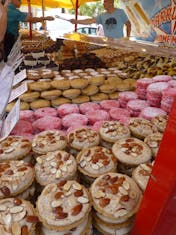 Valletta, Malta - Cakes in Market in Marsaxlokk