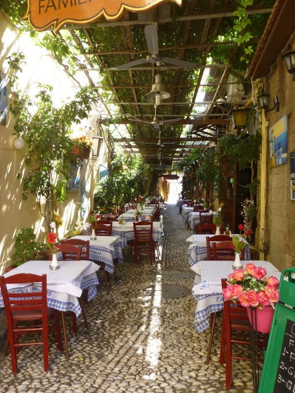 Rhodes, Greece - Restaurant in Rhodes