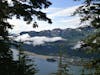 Taking the tram to the top in Ketchikan