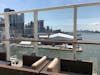 View from top deck of ship at H2O Bar while waiting to embark from NY to Bermuda 