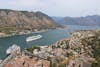 Hiking the city walls in Kotor