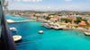 Looking out at Bonaire from cabin deck