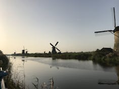 Kinderdijk, Netherlands - A few of the 19 windmills