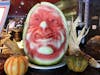 Carved Watermelon Face