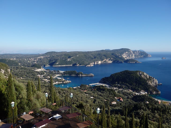 Resort town on Corfu Island - Palaeokastritsa - Star Flyer
