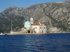 Church of Our Lady of the Rocks in Bay of Kotor