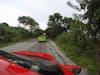 Driving around the south of Cozumel, Mexico.