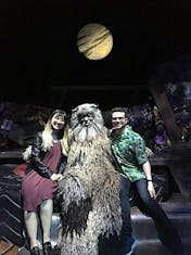 Taking a Photo With Old Deuteronomy On Stage During the Intermission of Cats