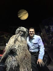 Taking a Photo With Old Deuteronomy On Stage During the Intermission of Cats