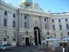 The front of Hofburg Palace