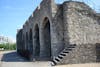 Some of the ancient walls still standing.