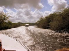 Belize City, Belize - River boat trip out to Lamanai
