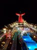 Night view of Lido deck