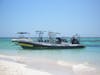 Dal'Ocean water taxi at Signal Island, Fiji