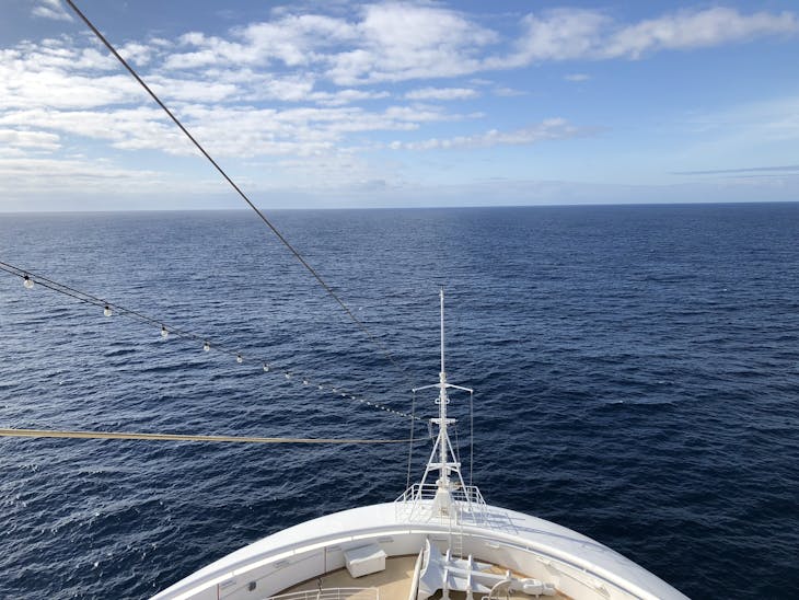 Looking forward (west) as we sail towards Hawaii! - Grand Princess