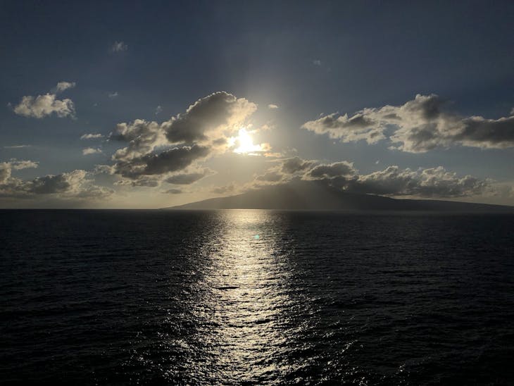 Lahaina, Maui - Sunset over Lanai