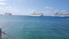 George Town, Grand Cayman - 3 ships in port