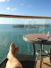 Relaxing on the balcony, Key West.