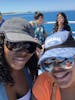 Selfie on tender boat back to ship