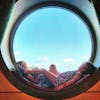 Porthole lounging. 