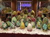 Easter display in the International Cafe