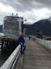 Ship docked at Skagway