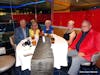 Our table at our group's dinner in the Canaletto Restaurant: