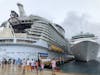 Harmony docked next to Majesty in Cozumel