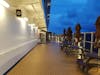 Promenade deck in the evening