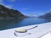 Dutch Pea Soup served on the deck while viewing the Margerie Glacier in Glacier Bay