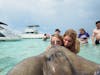 Our girls with the stingrays