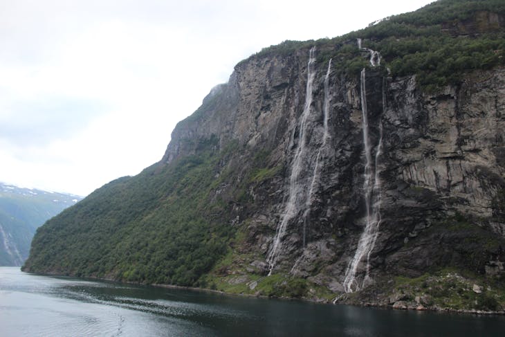 Geiranger, Norway - Seven Sisters Waterfall
