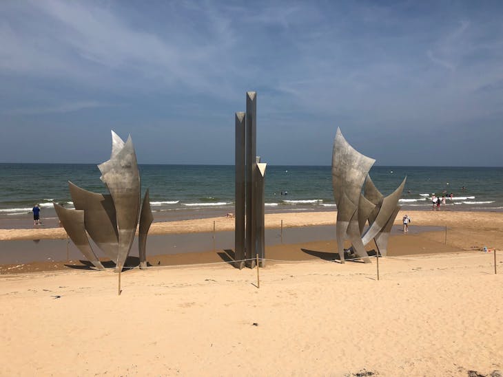 Le Havre (Paris), France - Omaha beach memorial 