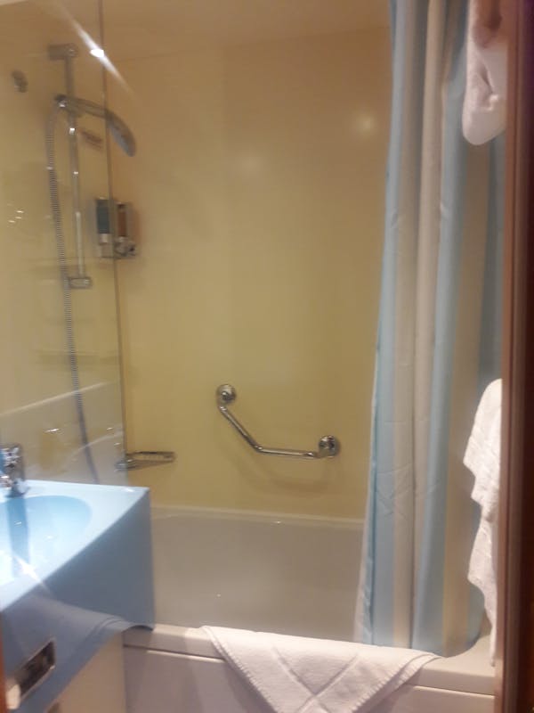Bath with shower/ tub and sink - Carnival Horizon