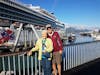 By the ship in Ketchikan