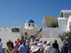 A busy Santorini