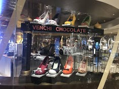 Shoes made from the Venchi chocolate. 